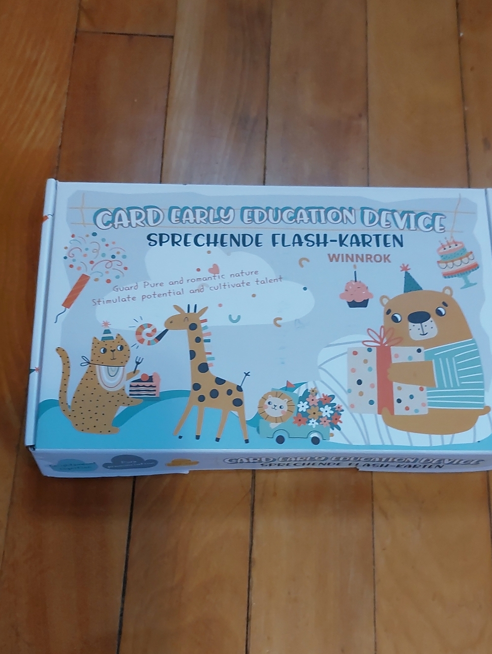 💚3/$30 NIB Bilingual French English Audio Flash Cards Toddler Toy